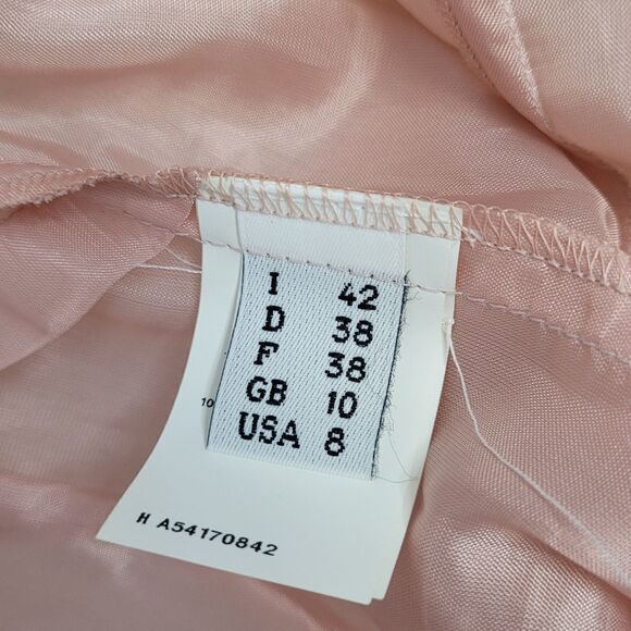 MOSCHINO dress white eyelet lace‎ sleeveless bodycon midi 8 - Picture 8 of 16